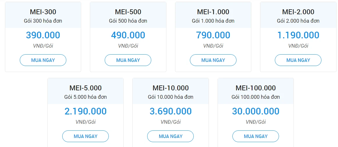 Báo giá hóa đơn điện tử Misa